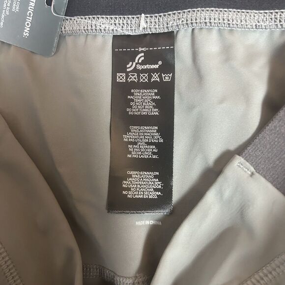 Sportneer NEW Padded Cycling Shorts Mens XL Gray Performance Stretch Bike NWT - Picture 7 of 13